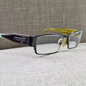 English Laundry Women Eyeglasses Frame Black/Grape Tone Glasses UNA 52[]16 135
